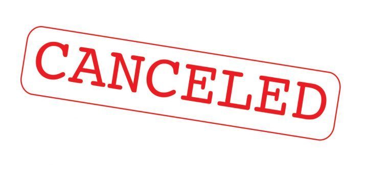 Alumni Reunion Canceled