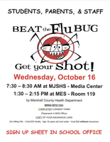Beat the Flu Bug-Get Your Shot!