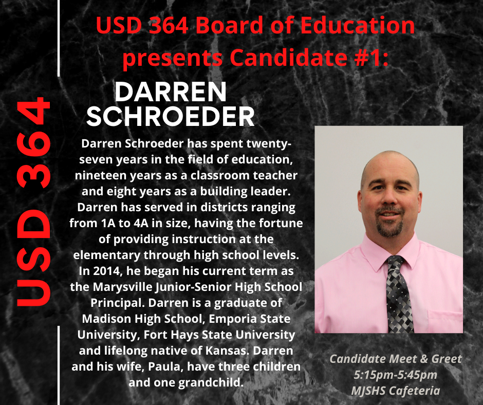 Schroeder Candidate Announcement